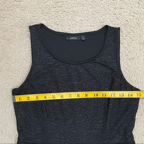 Apt 9 Versatile Sleeveless Black Dress Perfect for Work or Party Size Small - Picture 3 of 13